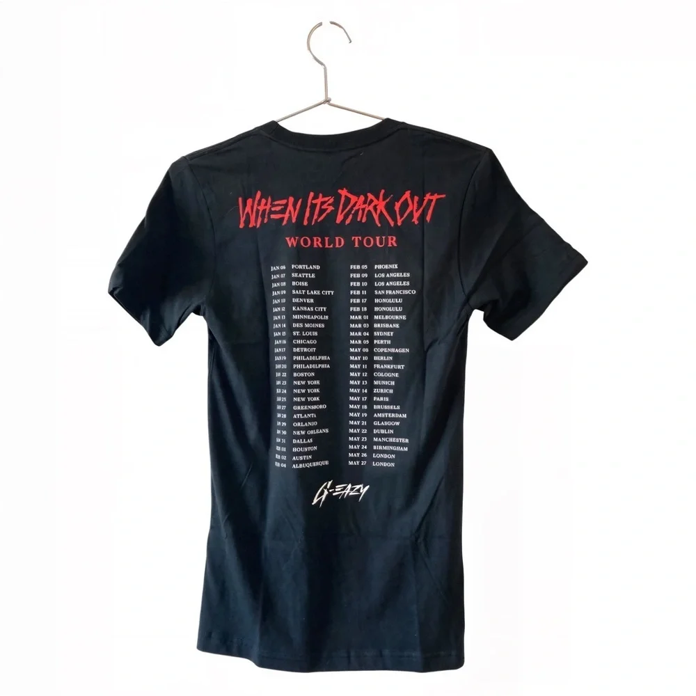 G-Eazy “When It’s Dark Out” World Tour Tee | Concert Merch - Picture 2 of 7